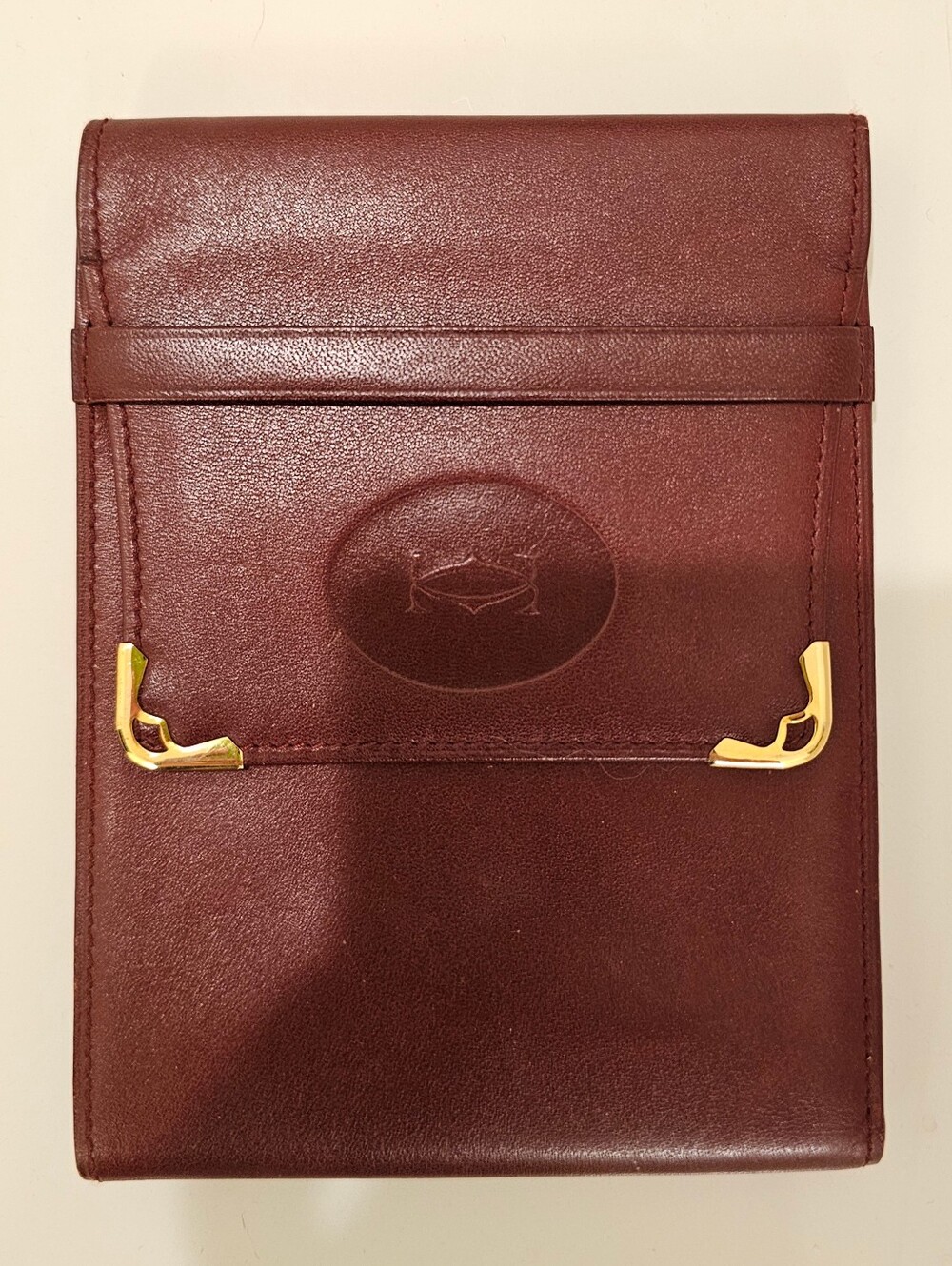 CARTIER Vintage Large Unisex Bifold Wallet